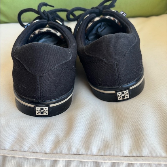 T.U.K Leopard Print Sneakers with Black Accents - Picture 3 of 8